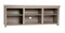 Farmhouse TV Stand for up to 80" TVs - 65" Engineered Wood Framed Media Console in Grey Wash Oak Finish with Open Storage